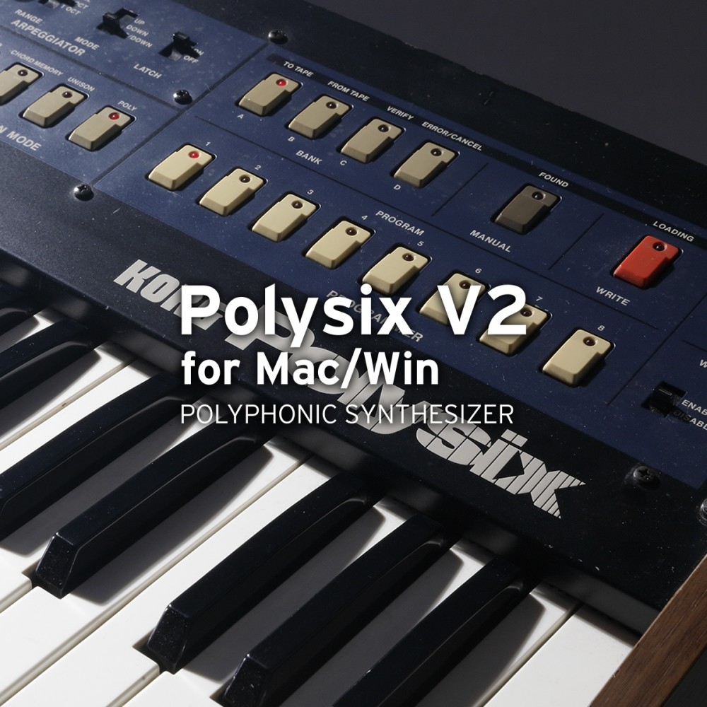 KC Polysix - KORG Collection for Mac/Win | KORG Shop